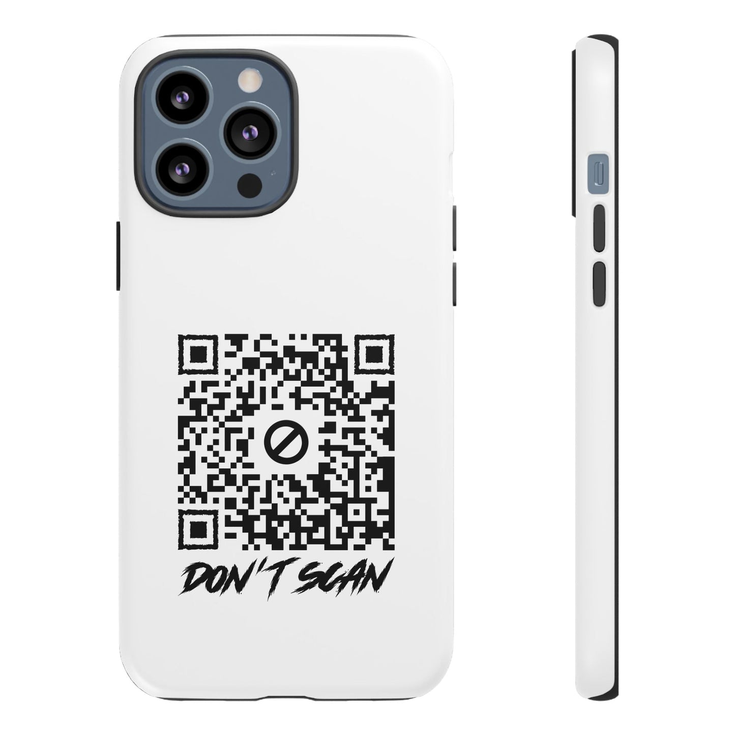 Don't Scan – Tough Case – White - QR NATION