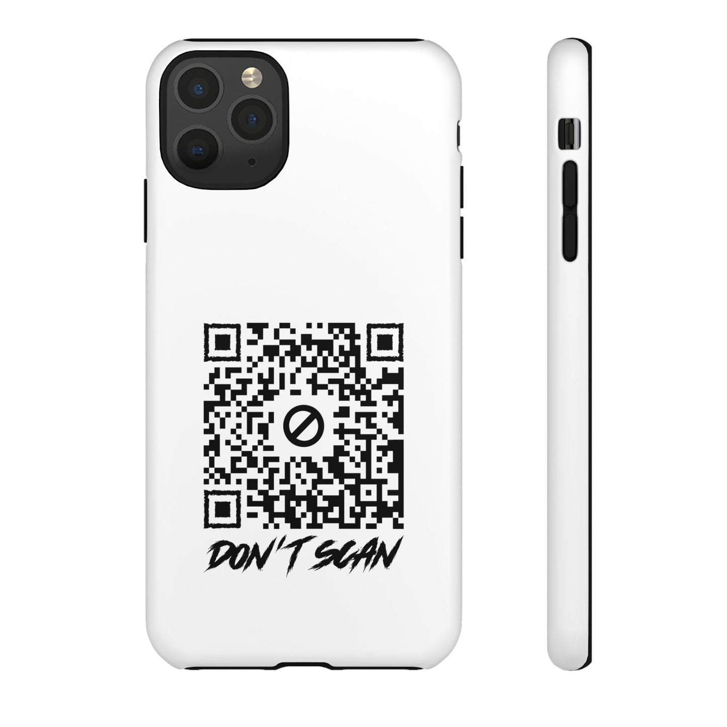 Don't Scan – Tough Case – White - QR NATION