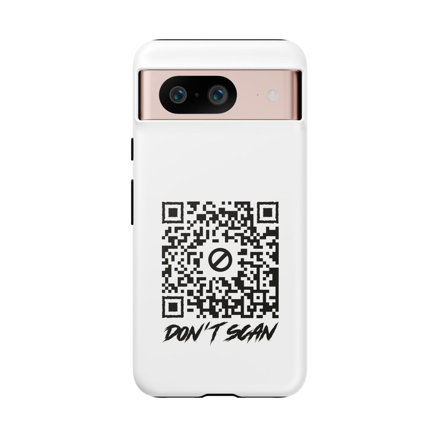 Don't Scan – Tough Case – White - QR NATION