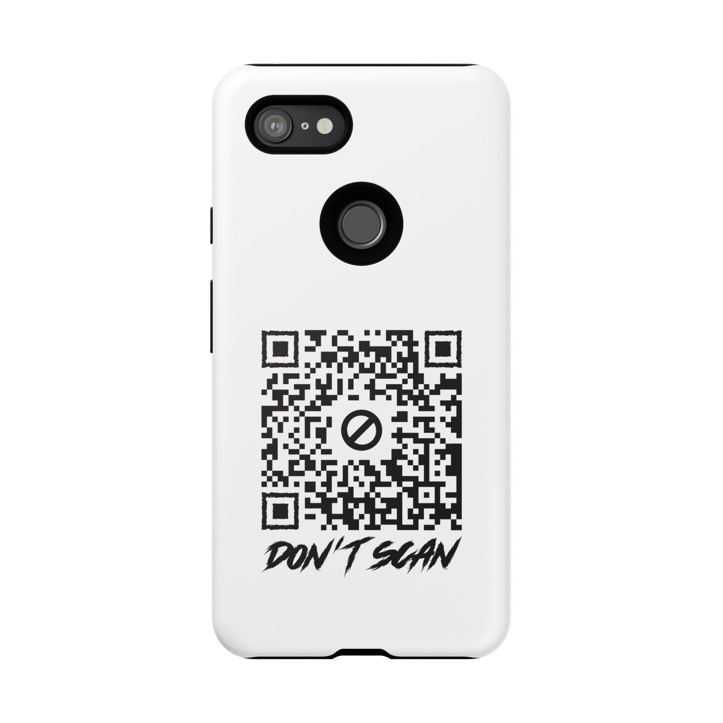 Don't Scan – Tough Case – White - QR NATION