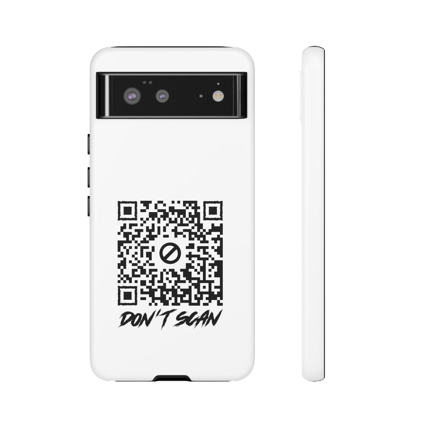 Don't Scan – Tough Case – White - QR NATION