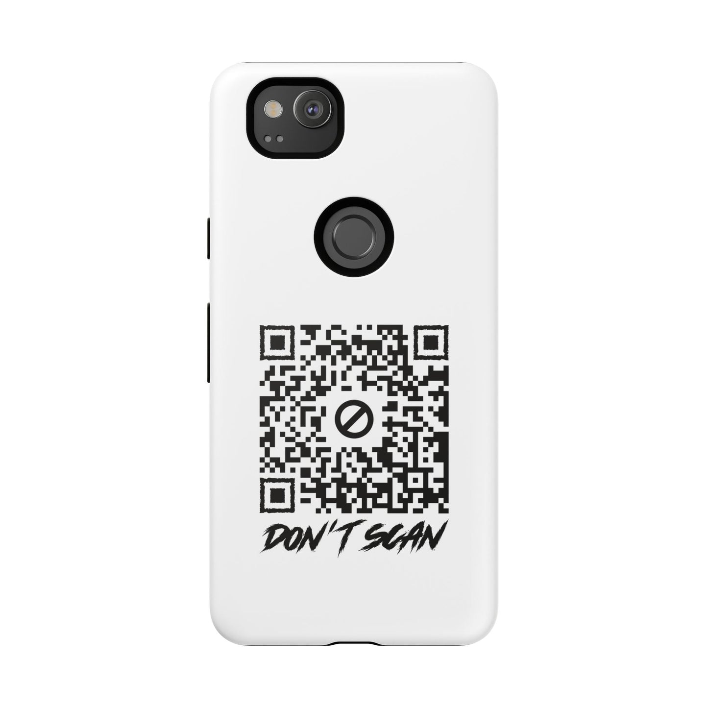 Don't Scan – Tough Case – White - QR NATION
