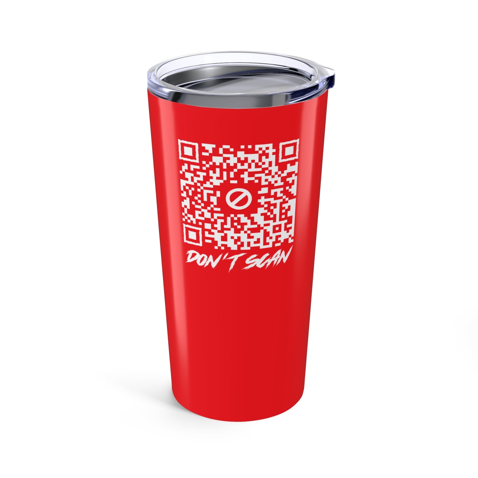 Don't Scan – Tumbler – Red - QR NATION