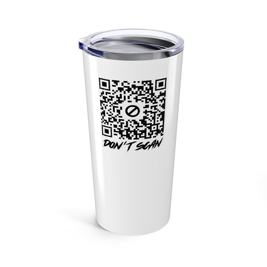 Don't Scan – Tumbler – White - QR NATION
