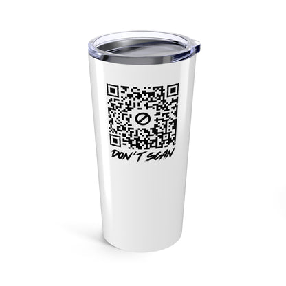 Don't Scan – Tumbler – White - QR NATION