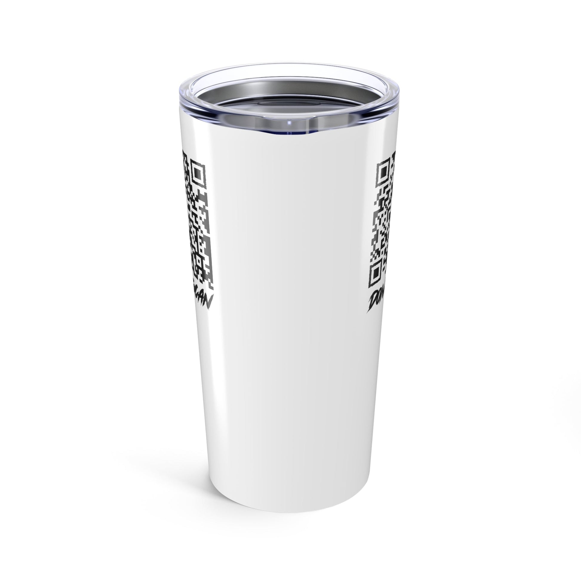 Don't Scan – Tumbler – White - QR NATION