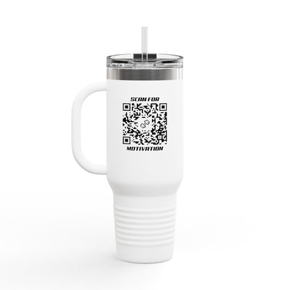 Fitness – Insulated Travel Mug – Scan for Motivation - QR NATION