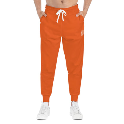 Fitness – Joggers – Orange – Scan for Motivation - QR NATION
