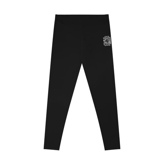 Fitness – Leggings – Black – Scan for Motivation - QR NATION