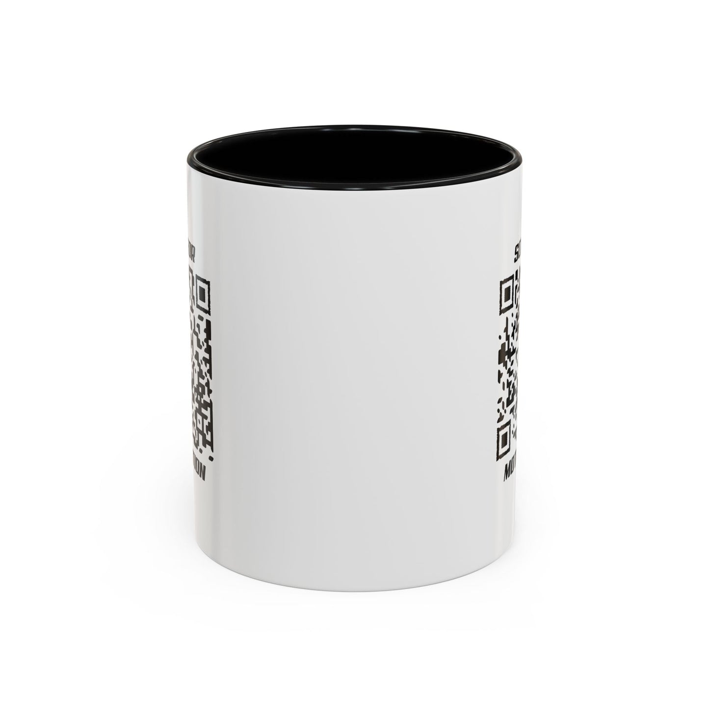 Fitness – Mug – Black – Scan for Motivation - QR NATION