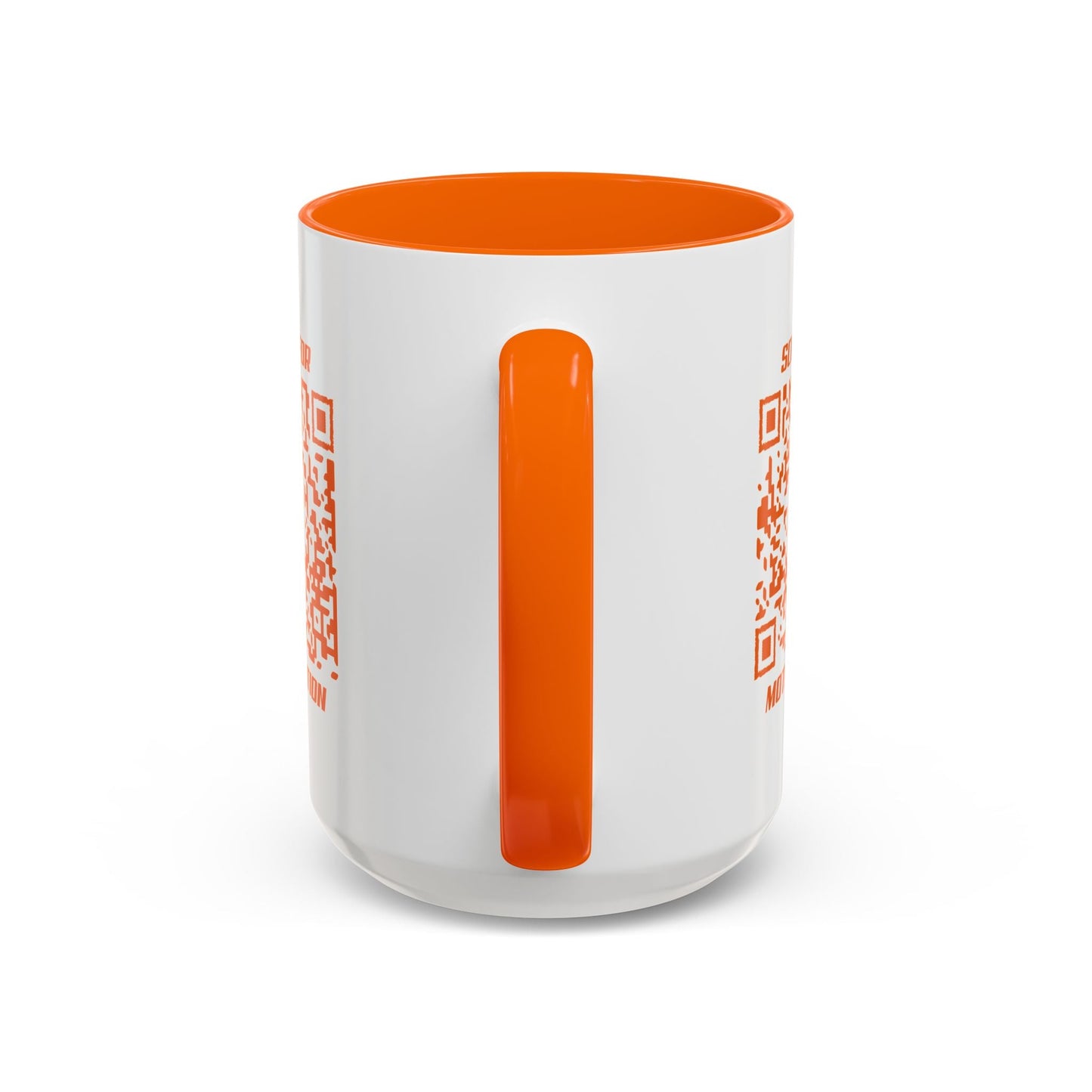 Fitness – Mug – Orange – Scan for Motivation - QR NATION