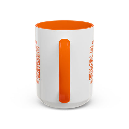 Fitness – Mug – Orange – Scan for Motivation - QR NATION
