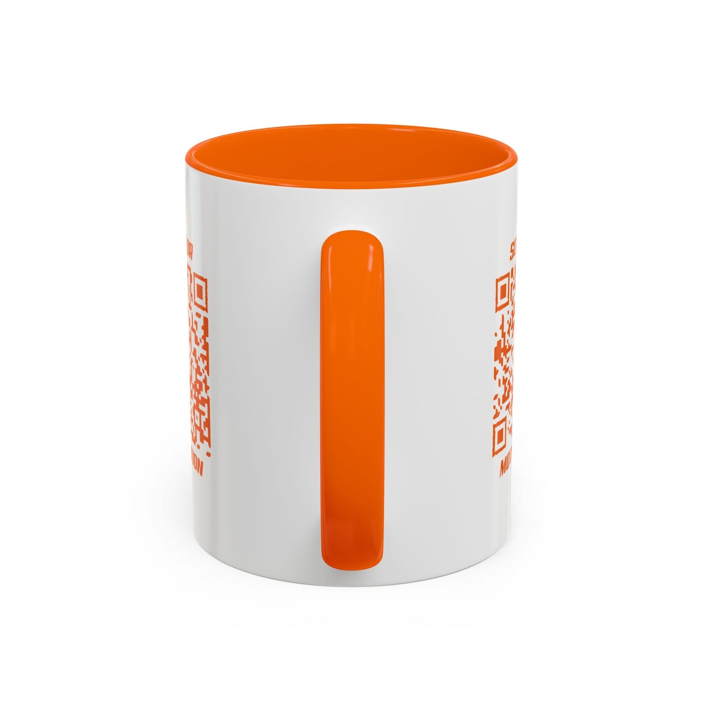 Fitness – Mug – Orange – Scan for Motivation - QR NATION