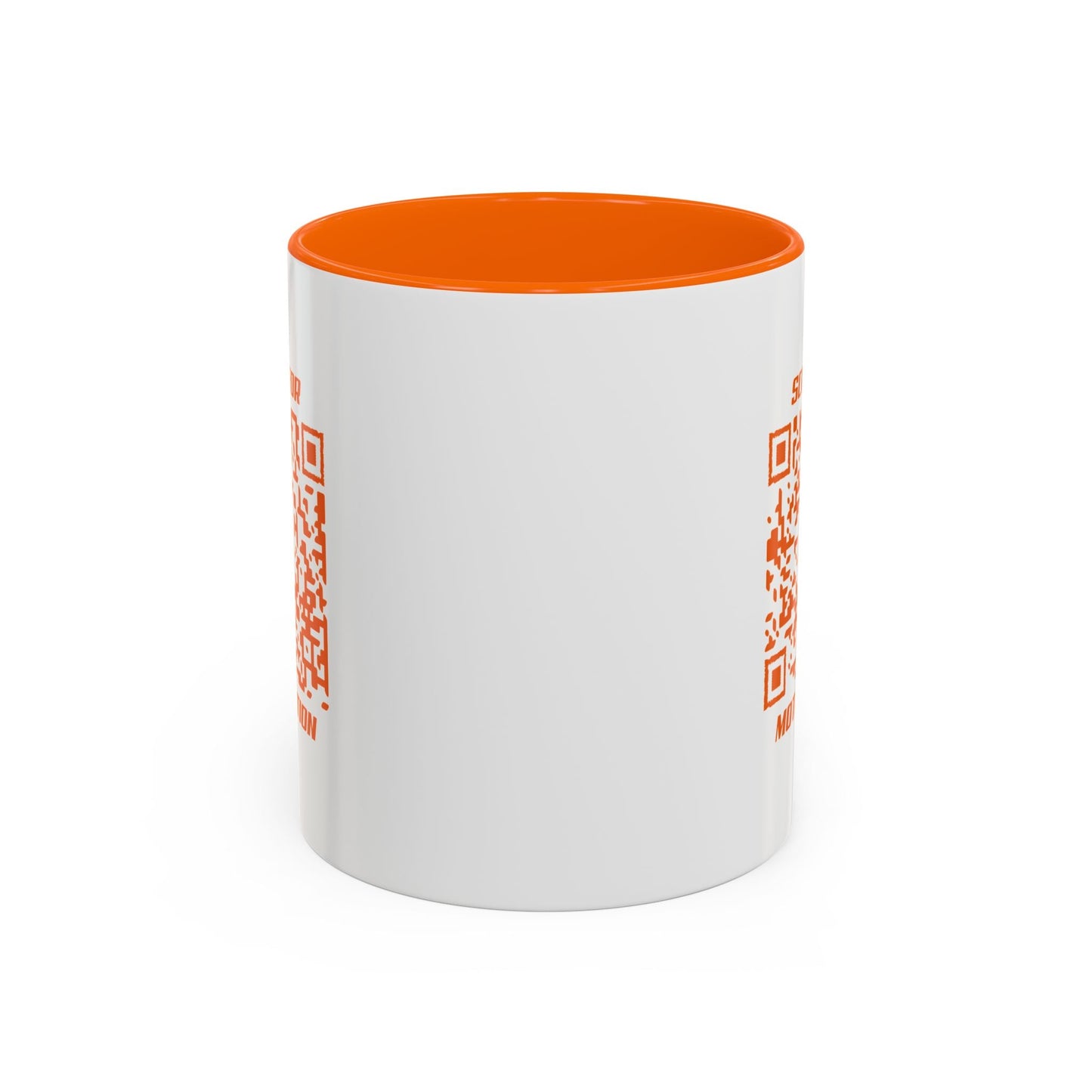 Fitness – Mug – Orange – Scan for Motivation - QR NATION