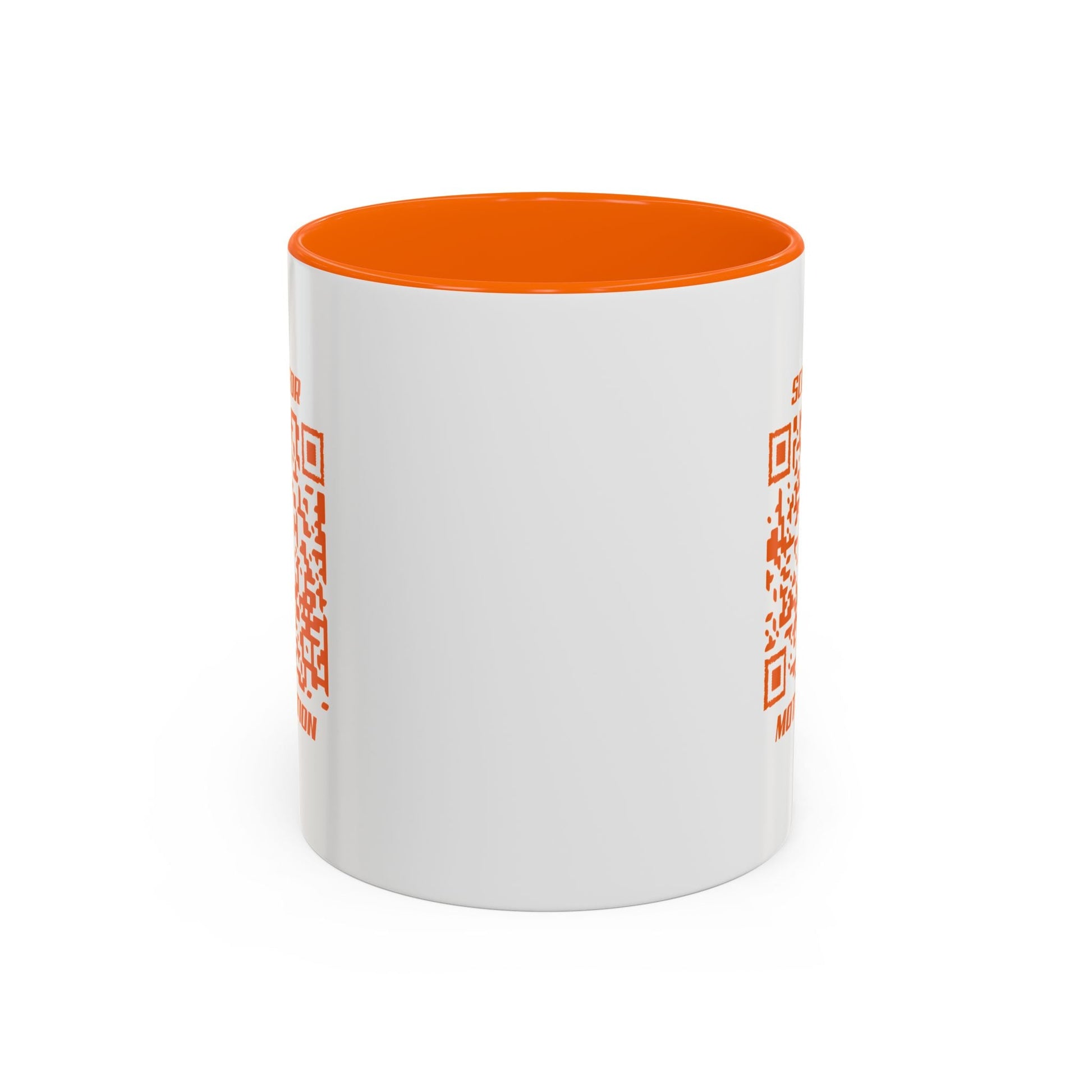Fitness – Mug – Orange – Scan for Motivation - QR NATION