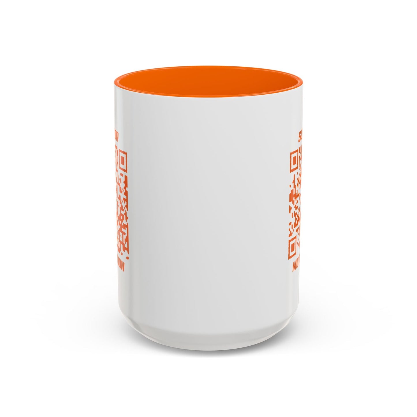 Fitness – Mug – Orange – Scan for Motivation - QR NATION