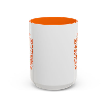 Fitness – Mug – Orange – Scan for Motivation - QR NATION
