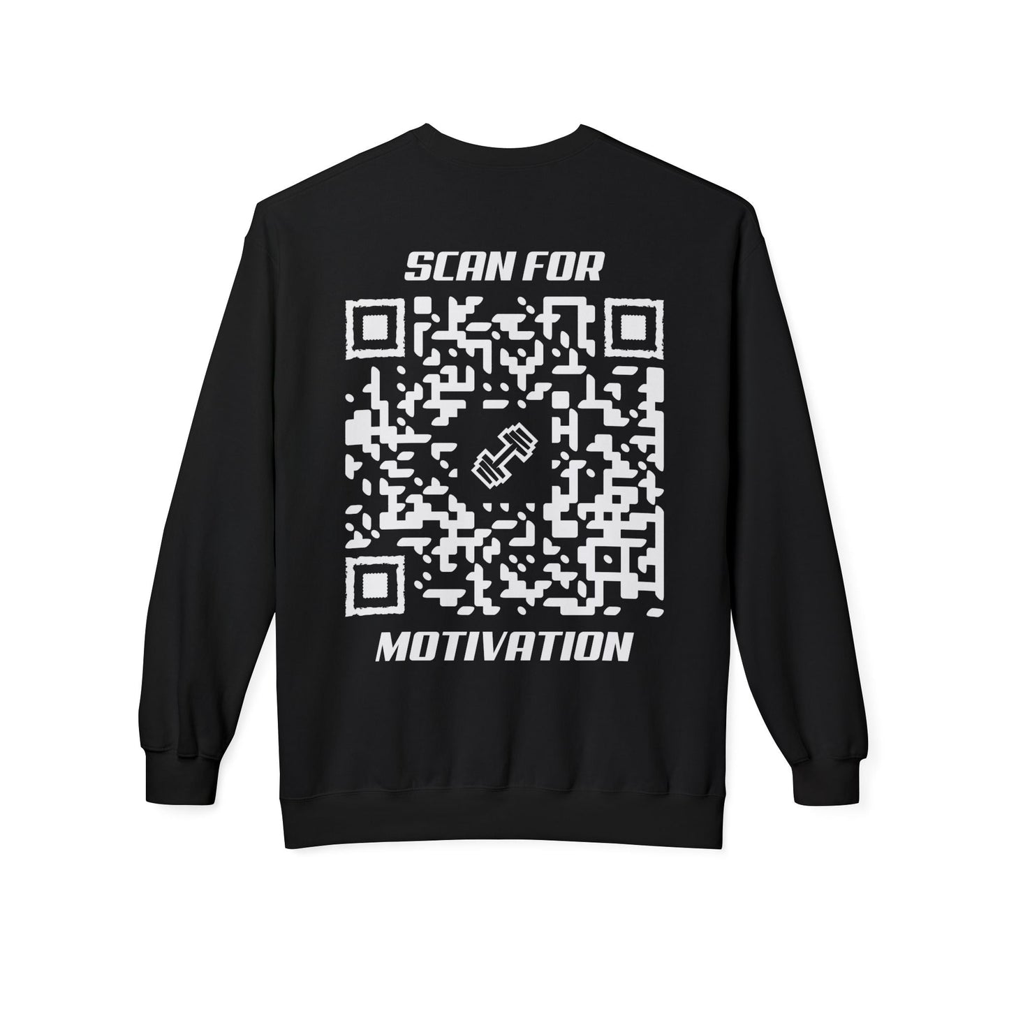 Fitness – Sweatshirt – Scan for Motivation - QR NATION