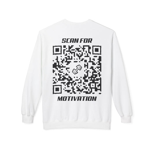 Fitness – Sweatshirt – Scan for Motivation - QR NATION