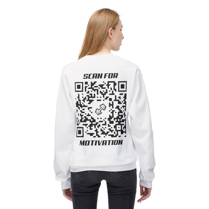 Fitness – Sweatshirt – Scan for Motivation - QR NATION
