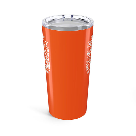 Fitness β Tumbler β Orange β Scan for Motivation - QR NATION