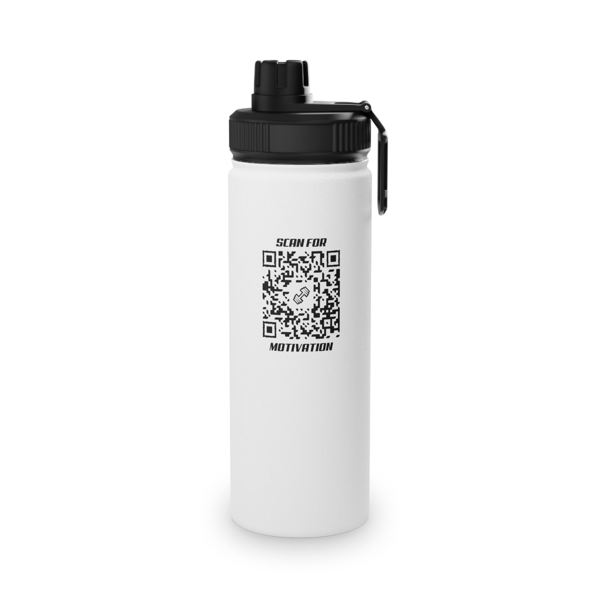 Fitness – Water Bottle – Scan for Motivation - QR NATION