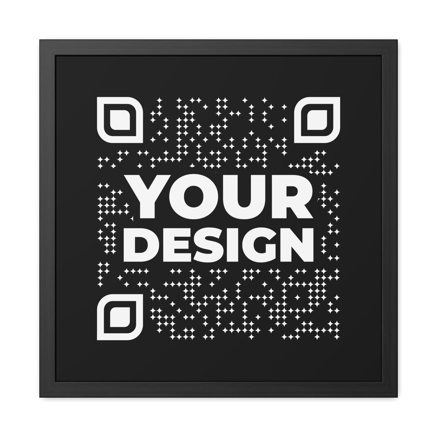 Framed Poster - QR NATION