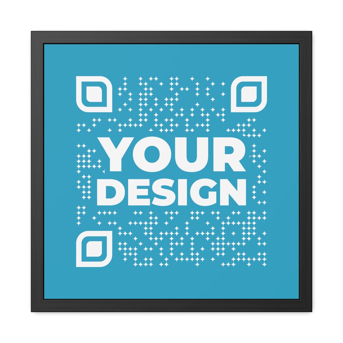 Framed Poster - QR NATION