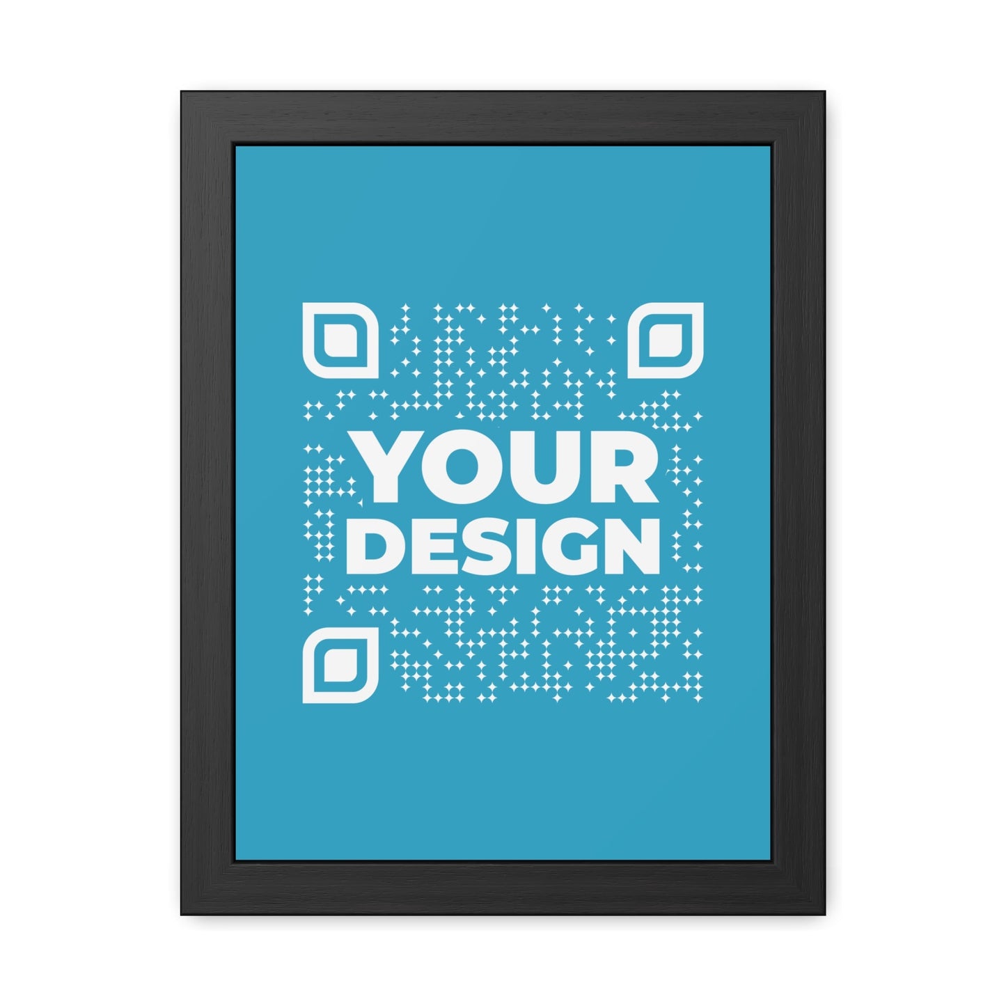 Framed Poster - QR NATION