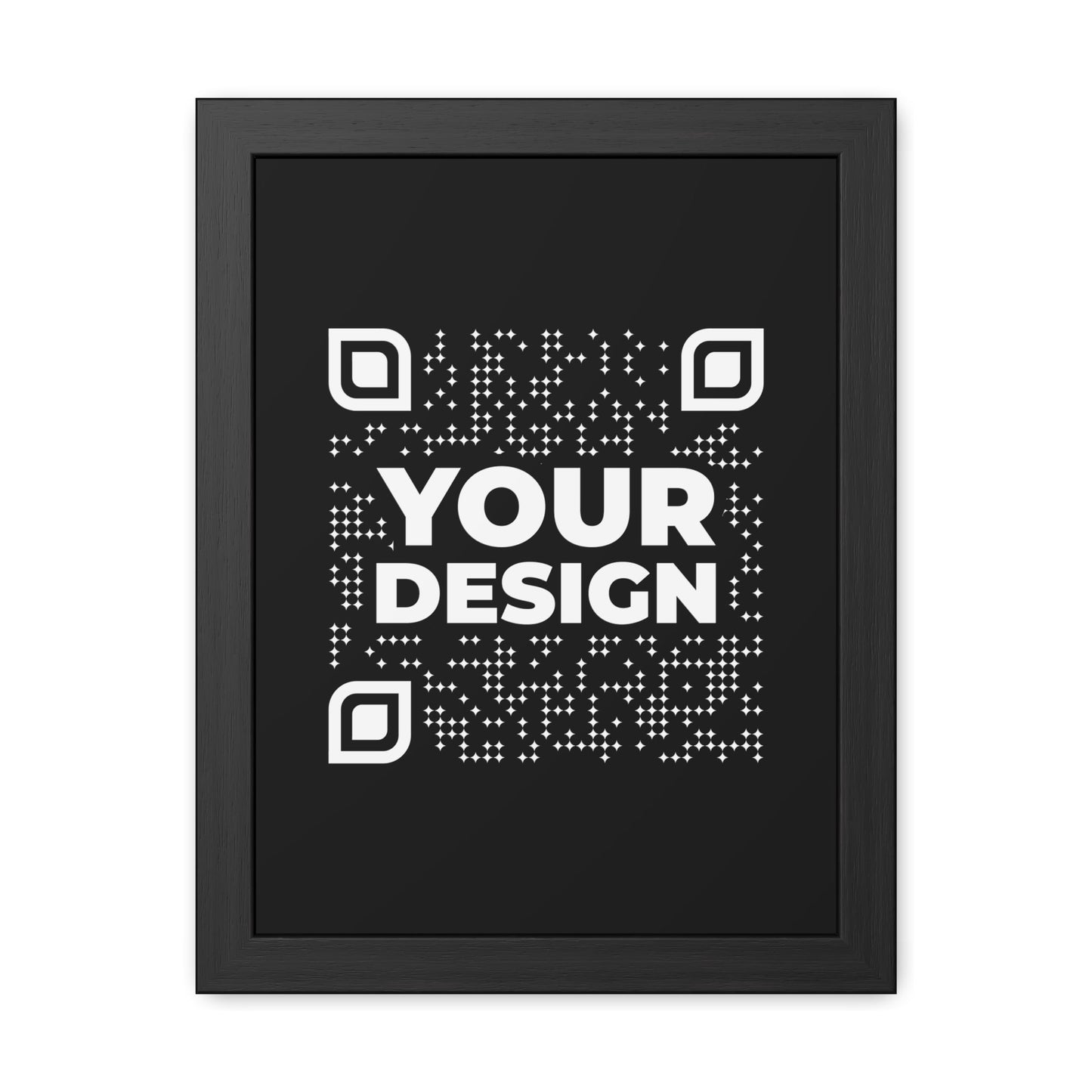 Framed Poster - QR NATION