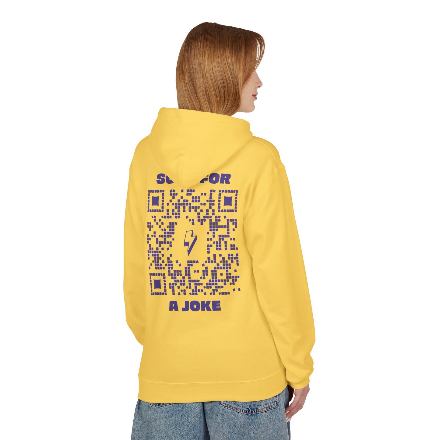 Fun – Hoodie – Scan for a Joke - QR NATION