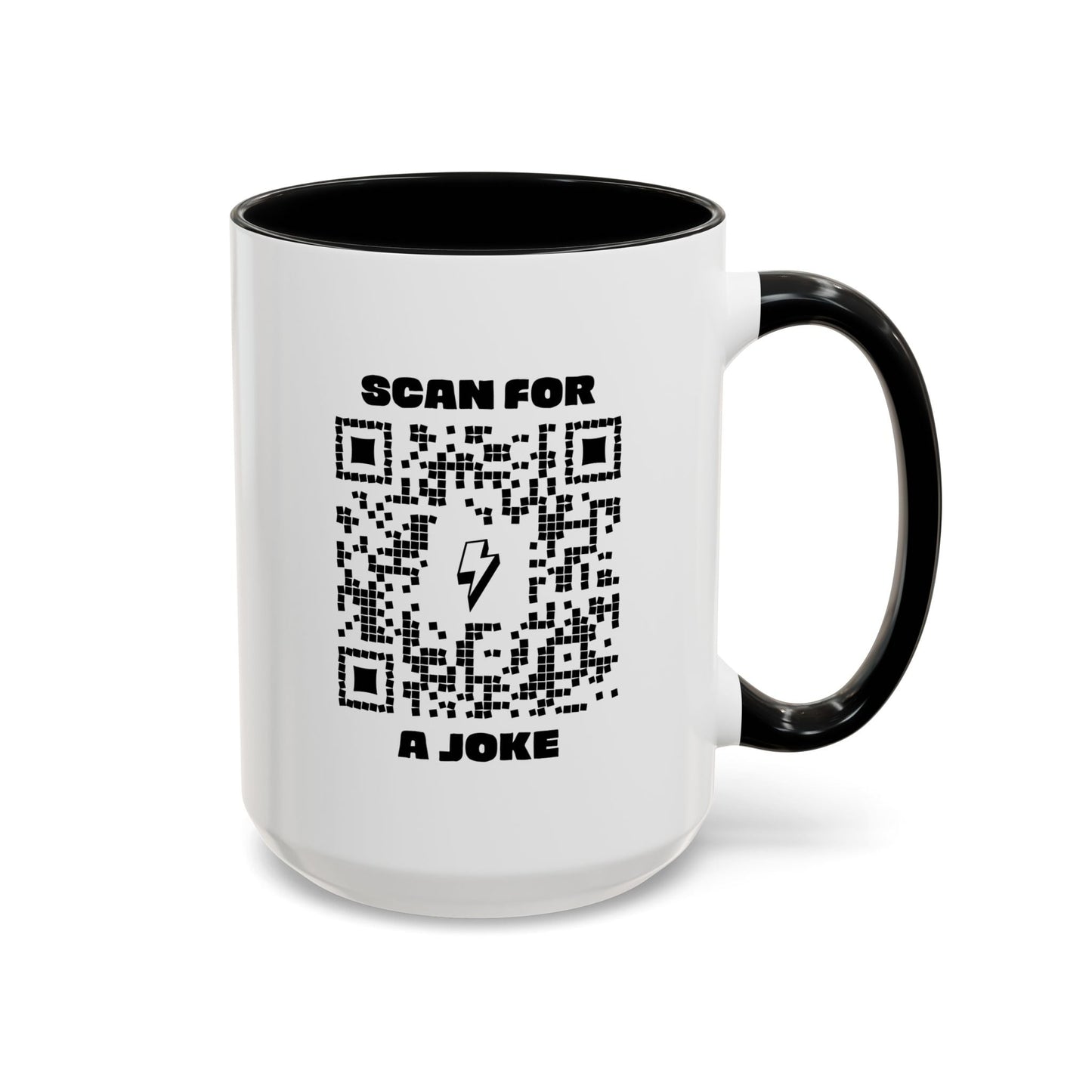 Fun – Mug – Black – Scan for a Joke - QR NATION
