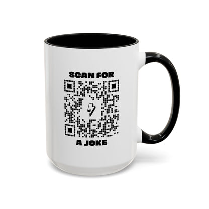 Fun – Mug – Black – Scan for a Joke - QR NATION