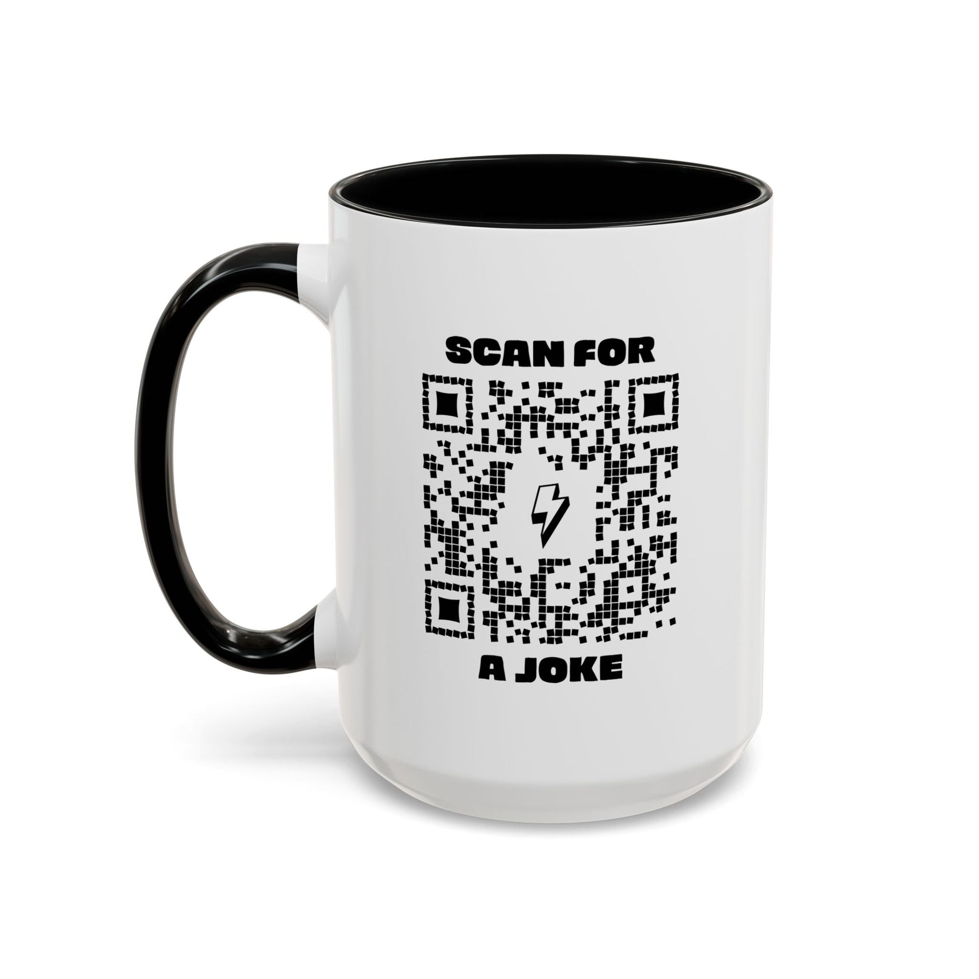Fun – Mug – Black – Scan for a Joke - QR NATION