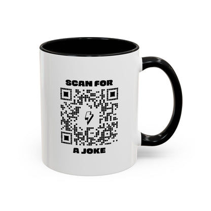 Fun – Mug – Black – Scan for a Joke - QR NATION