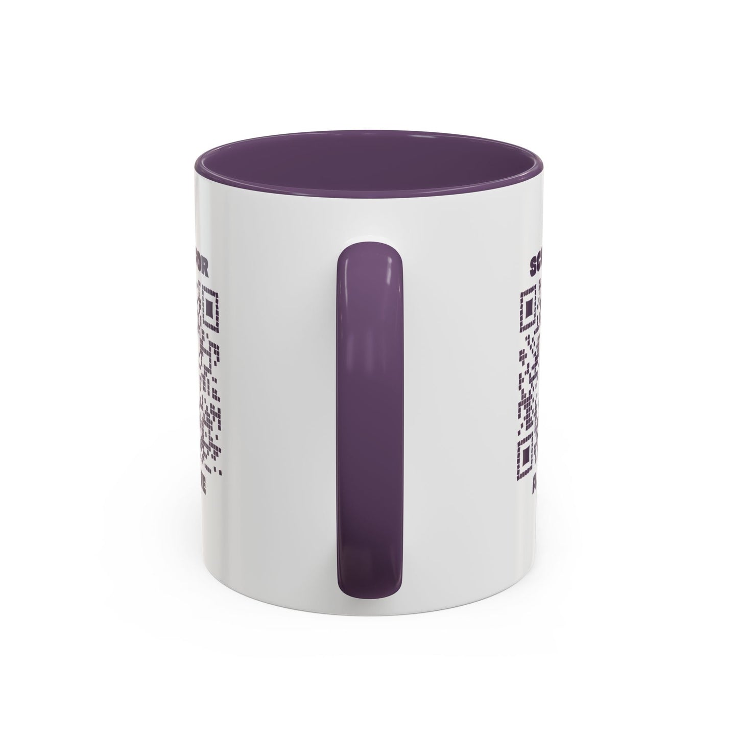 Fun – Mug – Purple – Scan for a Joke - QR NATION