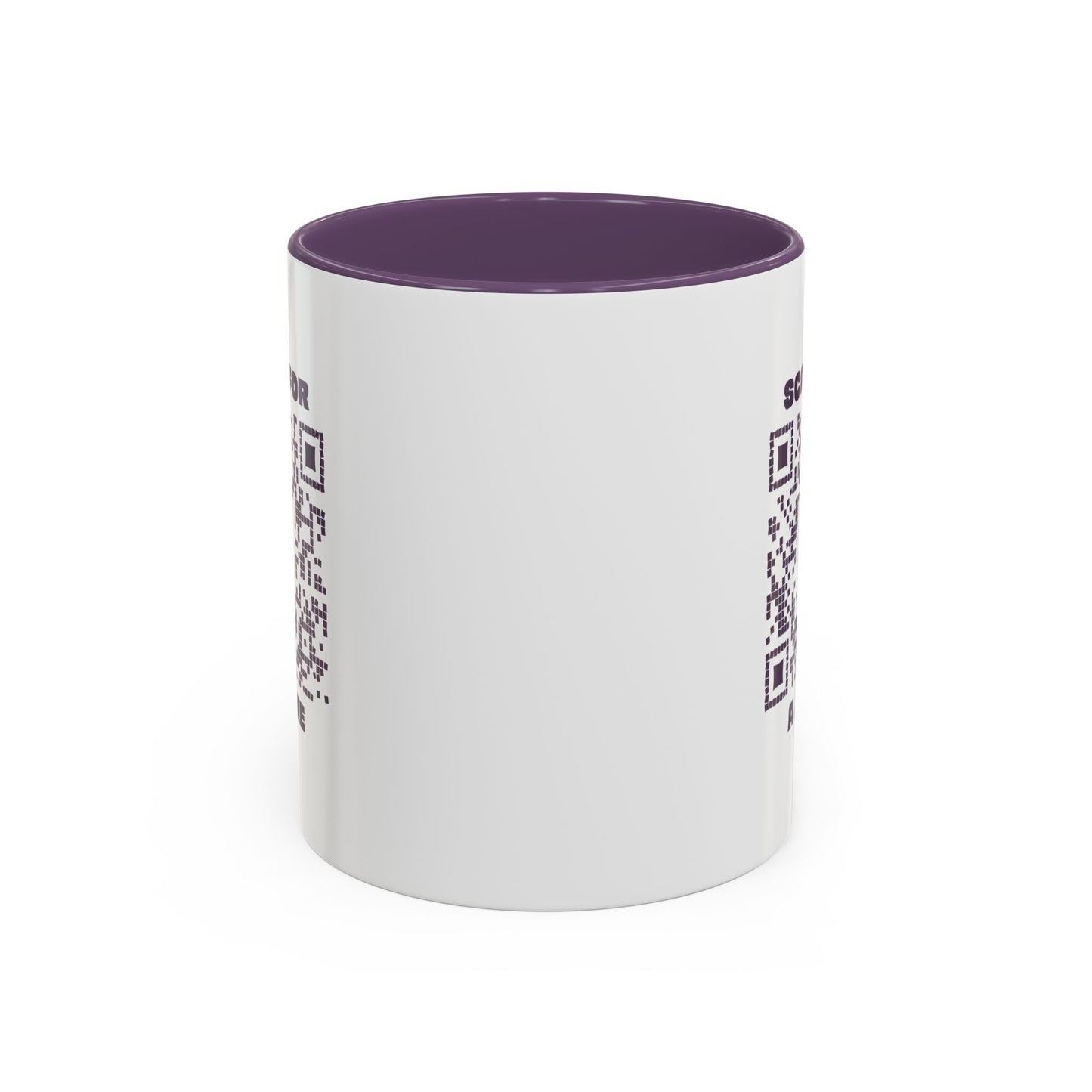 Fun – Mug – Purple – Scan for a Joke - QR NATION