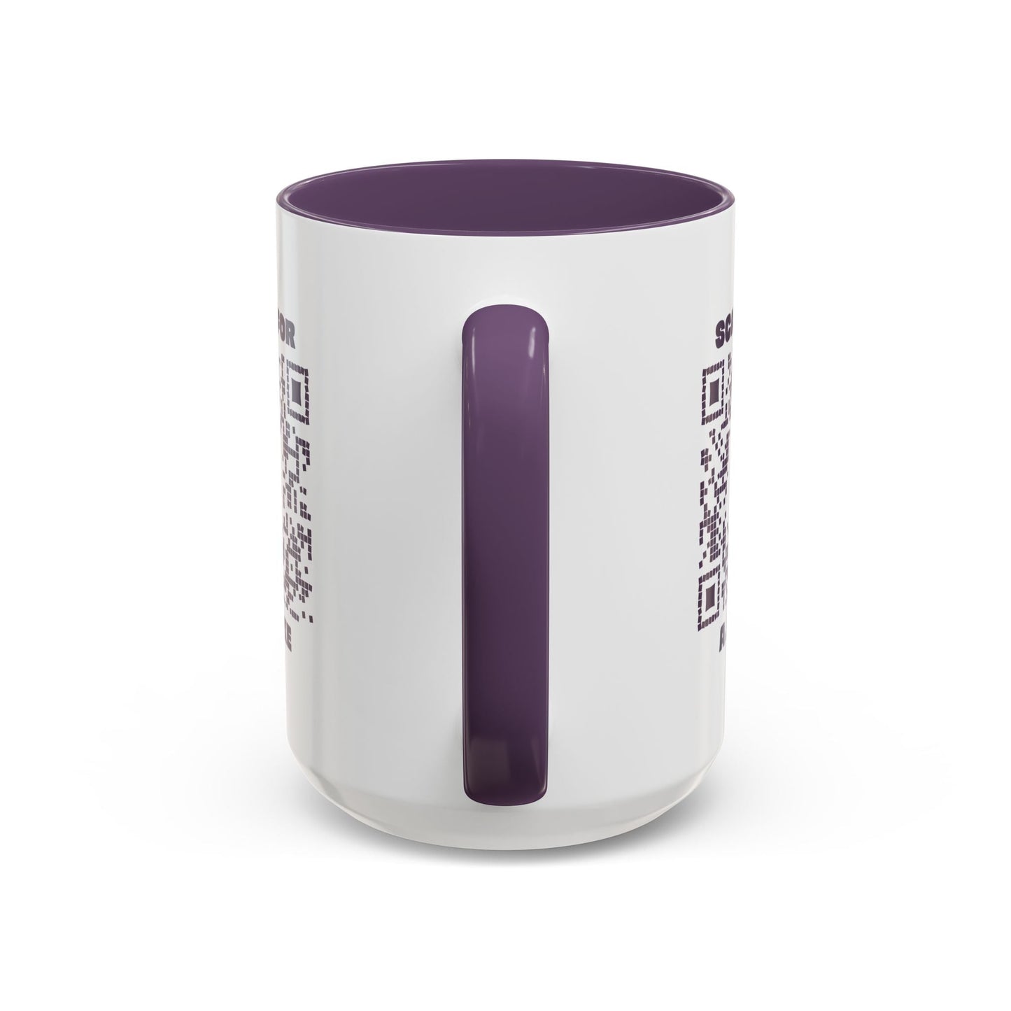 Fun – Mug – Purple – Scan for a Joke - QR NATION