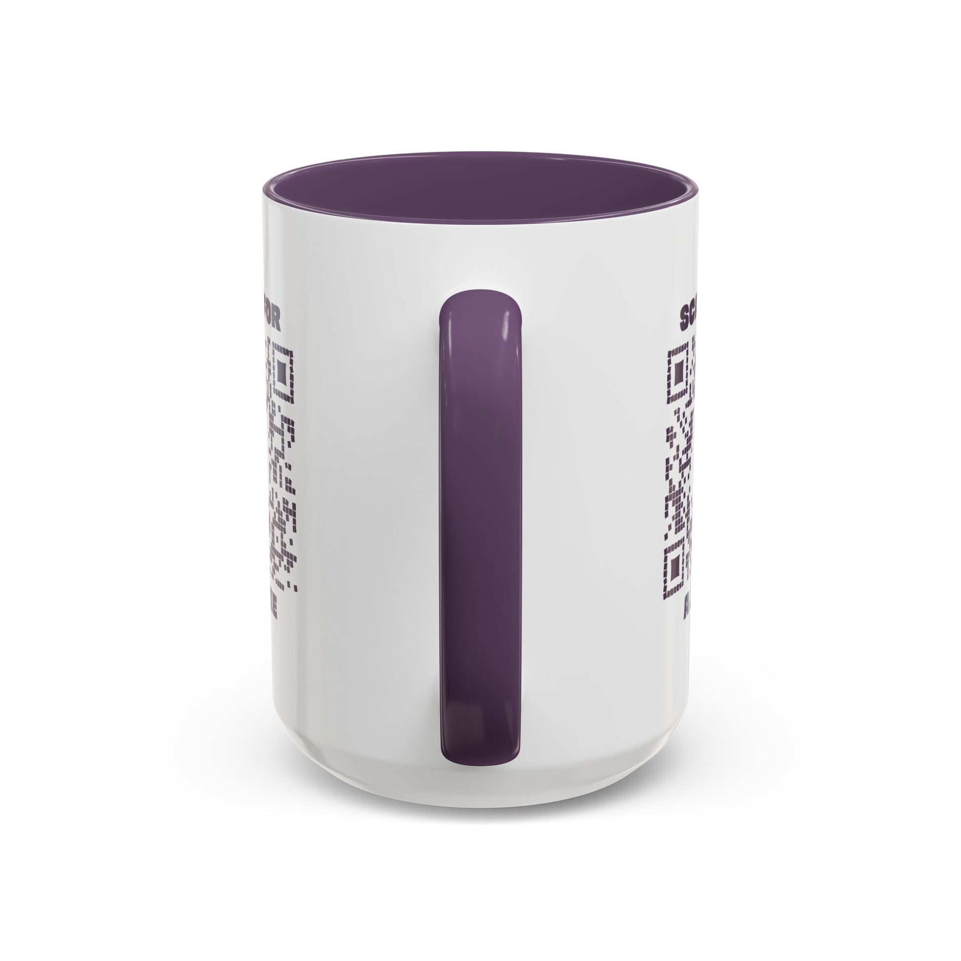 Fun – Mug – Purple – Scan for a Joke - QR NATION