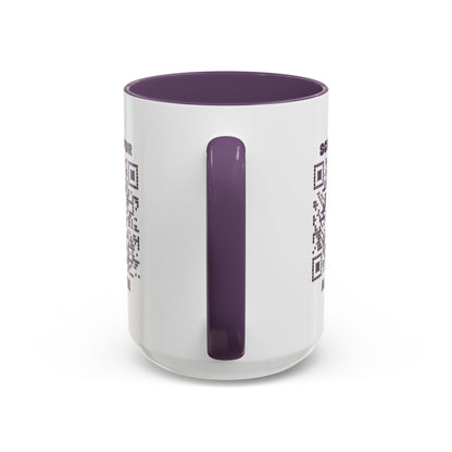 Fun – Mug – Purple – Scan for a Joke - QR NATION