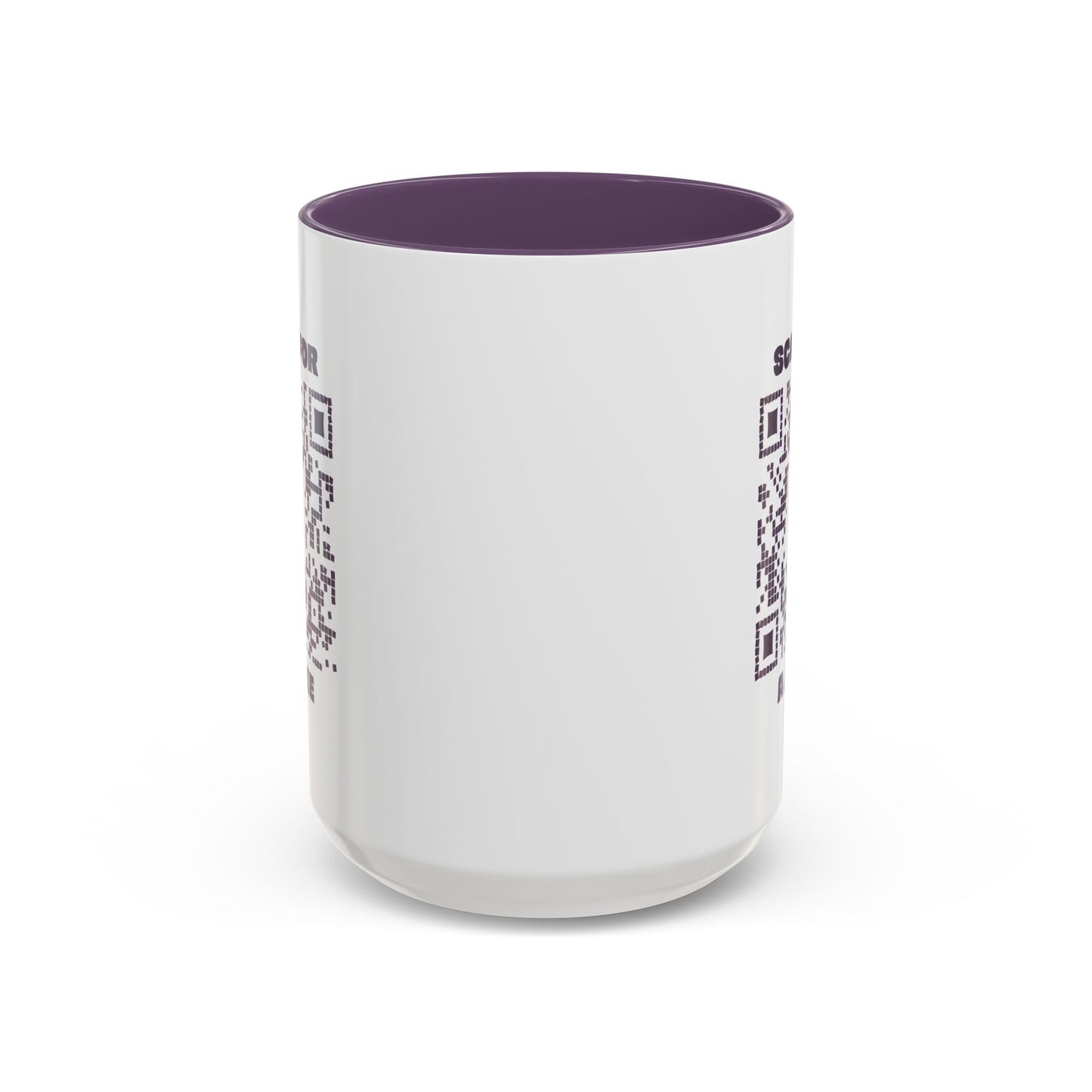 Fun – Mug – Purple – Scan for a Joke - QR NATION
