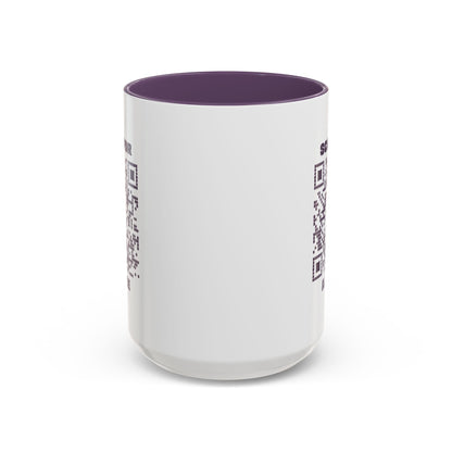 Fun – Mug – Purple – Scan for a Joke - QR NATION