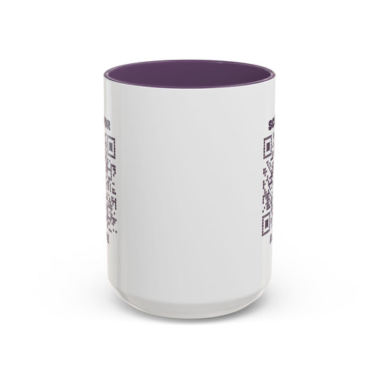 Fun – Mug – Purple – Scan for a Joke - QR NATION