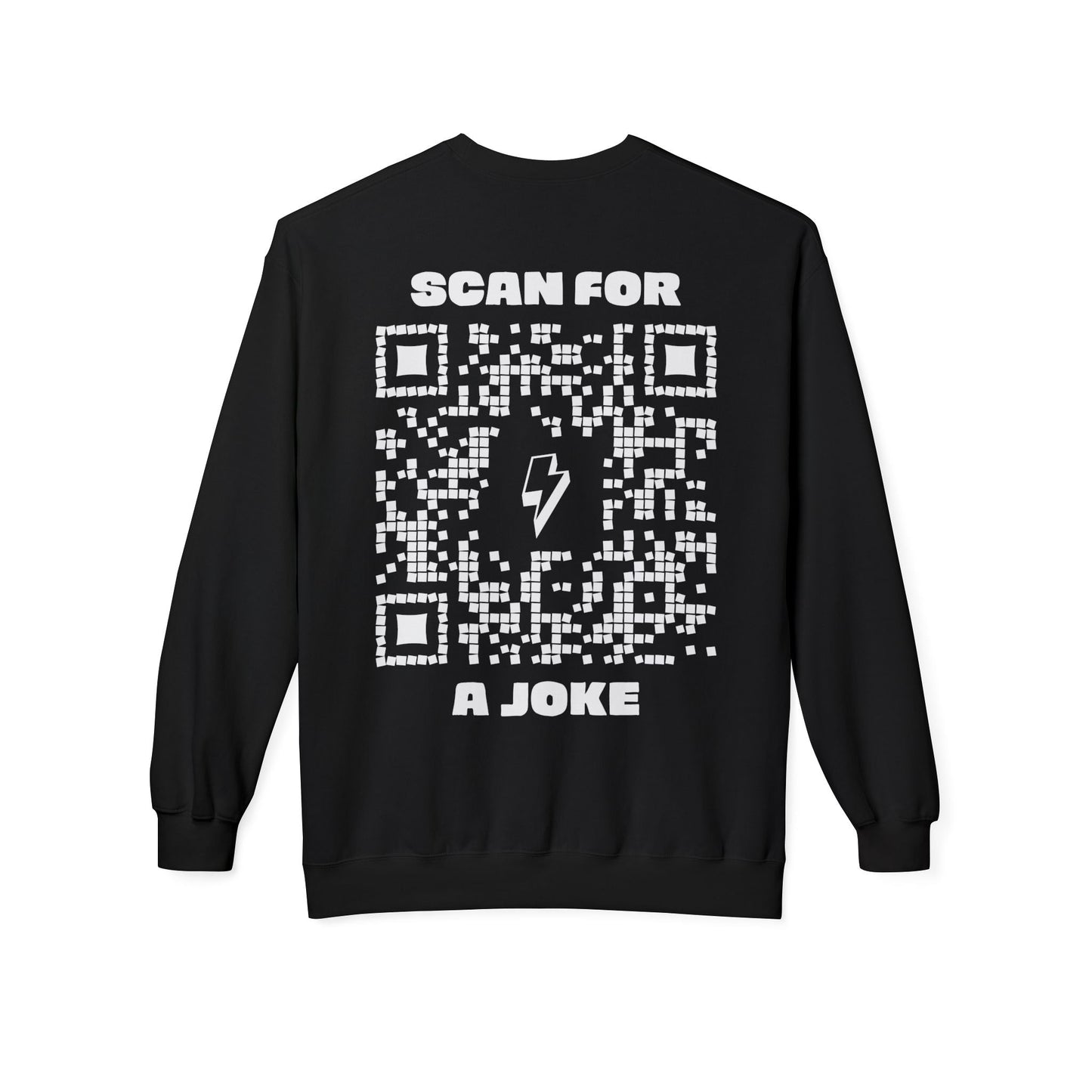 Fun – Sweatshirt – Scan for a Joke - QR NATION