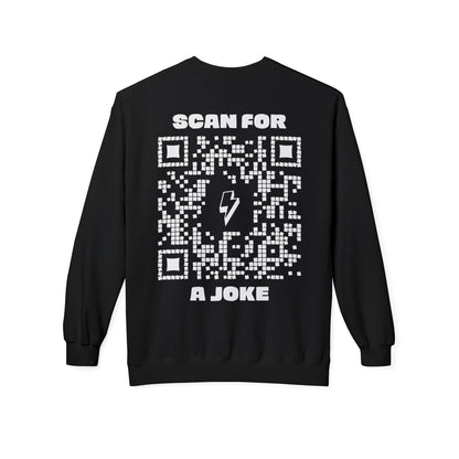 Fun – Sweatshirt – Scan for a Joke - QR NATION