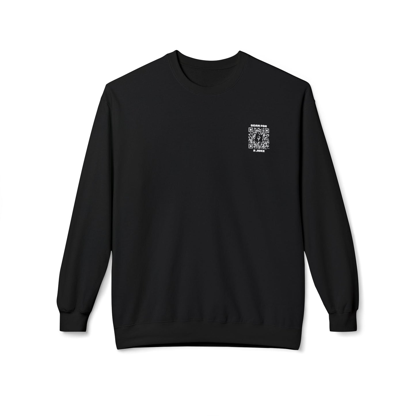 Fun – Sweatshirt – Scan for a Joke - QR NATION