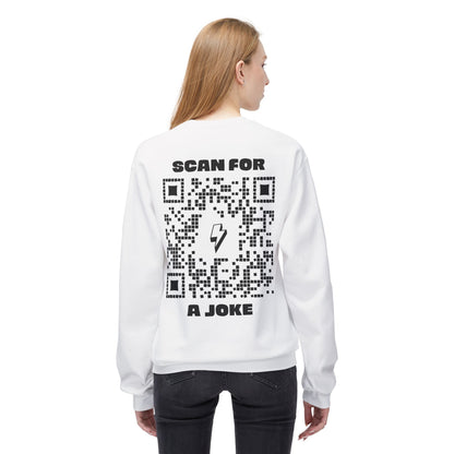 Fun – Sweatshirt – Scan for a Joke - QR NATION