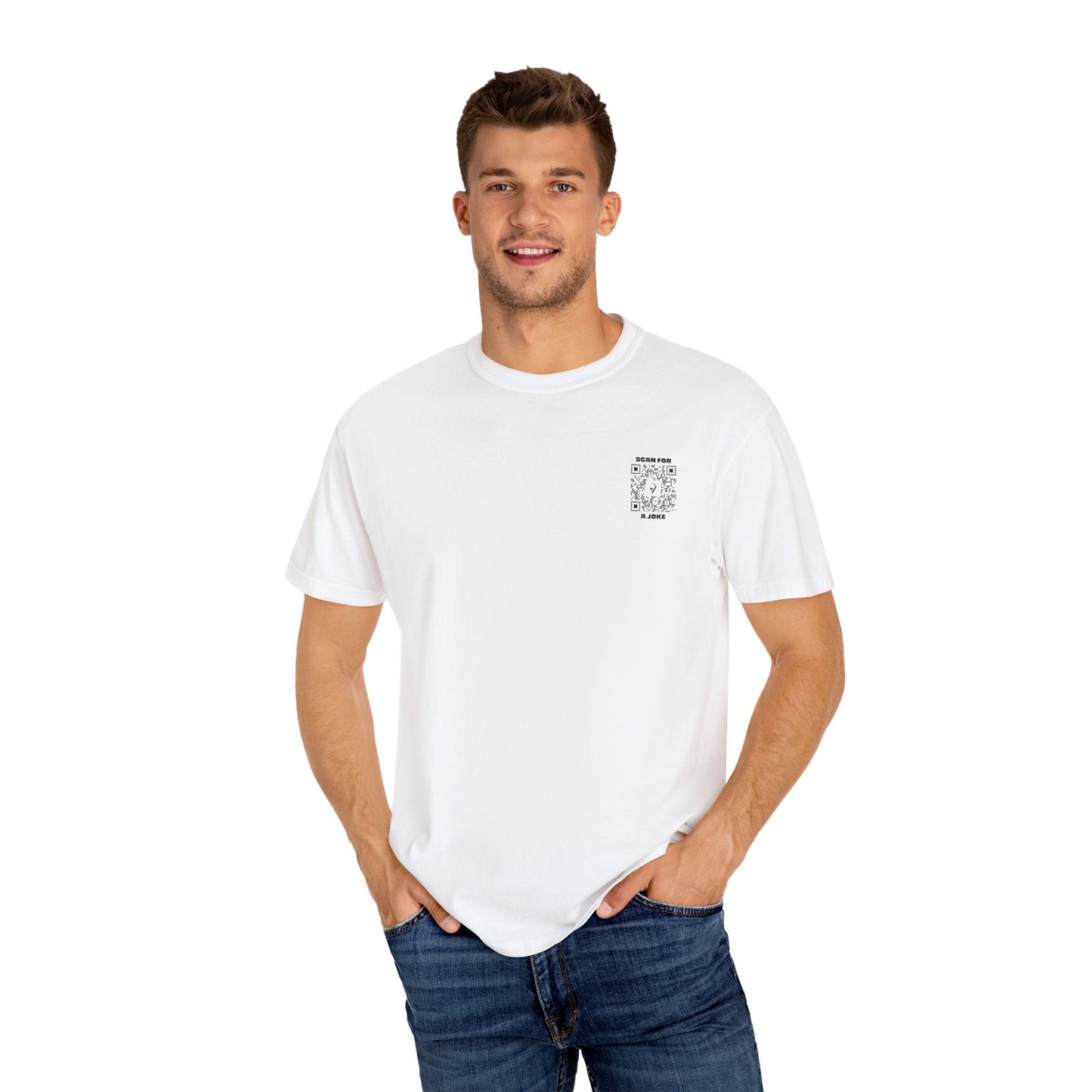 Fun – T-shirt – Scan for a Joke - QR NATION