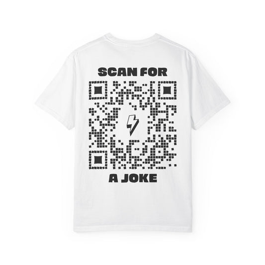 Fun – T-shirt – Scan for a Joke - QR NATION