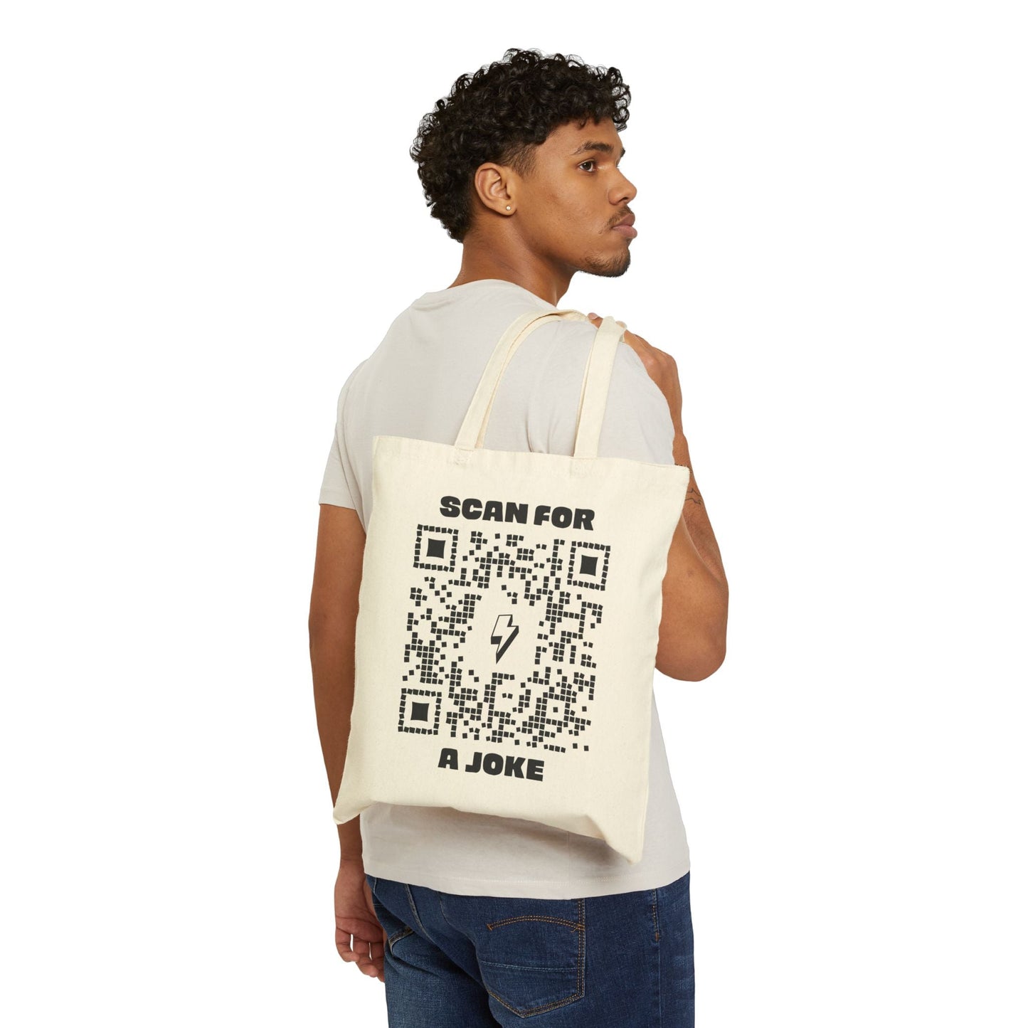 Fun – Tote Bag – Scan for a Joke - QR NATION